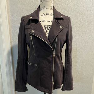 Market & Spruce Cotton Moto Jacket